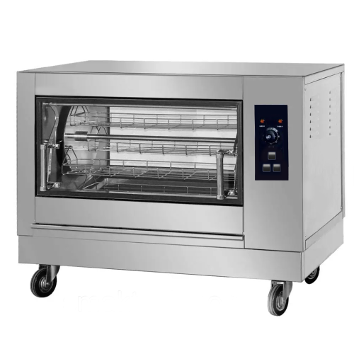 Rotisor electric profesional cu 4 cosuri pentru 16 pui | rotiserie | fastfood