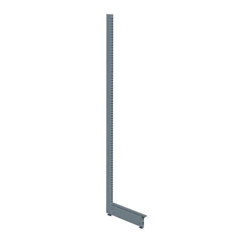 Terminal raft metalic de perete baza 60 cm H200 RAL7040