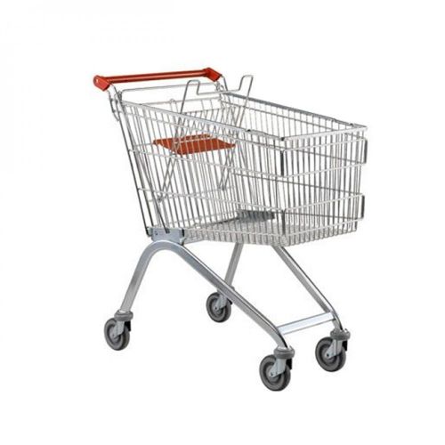 Carucior cu scaun de copii pentru supermarket - 75 litri