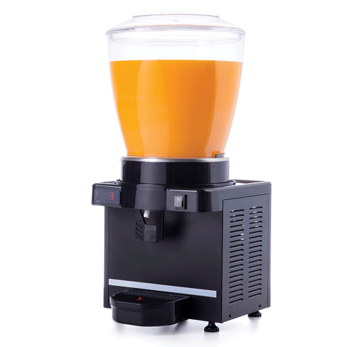 Dozator cu panou de control electronic pentru suc, ayran, salgam, iaurt, ceai rece, cafea rece - 1x22 litri