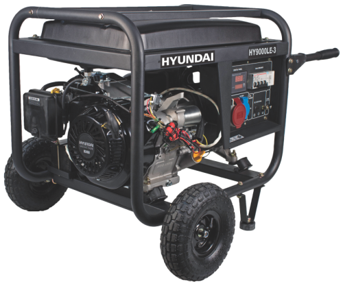 Generator de curent trifazic Hyundai HY9000LEK-3, Prize iesire :1xPCE5p(16A - 380V) / 1x16A (220V)