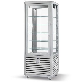 Vitrina frigorifica verticala, pentru cofetarie, 427 lt, racire statica, 72*62*186 cm