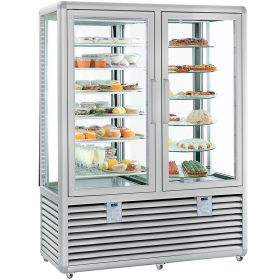 Vitrina frigorifica verticala dubla, pentru cofetarie, 742 lt, 118*62*186 cm