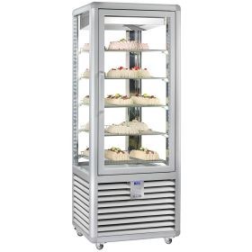 Vitrina congelare  verticala, pentru cofetarie gelaterie, profesionala, 250 lt, 45*62*186 cm