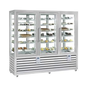 Vitrina congelare verticala, pentru cofetarie gelaterie, profesionala, 1388 lt, 205*62*186 cm