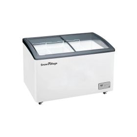 Ladă frigorifică cu geam glisant SD/SC-258Y, 258L, 0-10°C / ≤-18°C, Agent R290, Alb