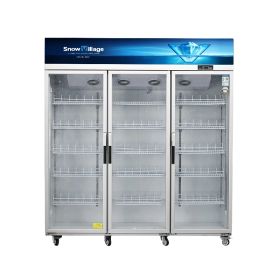 Vitrină frigorifică LC-1800FS, 1348L, 0-10°C, 3 uși, Albă