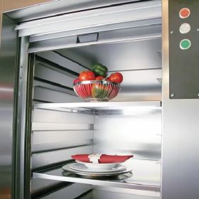 Lift de bucatarie Montcharge 150 kg, 3 statii, cabina inox 700x700x700 mm