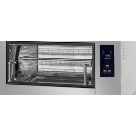 Rotisor electric profesional cu 4 cosuri pentru 16 pui | rotiserie | fastfood