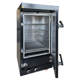 Cuptor afumatoare pe gaz profesionala, capacitate carne 70 kg, consum eficient de energie