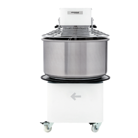 Malaxor aluat PRISMAFOOD ITALIA, 48 lt, 40 kg, cap rabatabil, bol detasabil, 2 viteze, trifazat