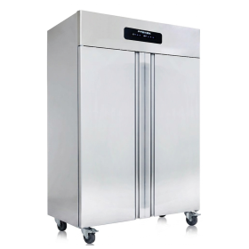 Dulap frigorific vertical FRENOX cu 2 usi, set de roti, filtru magnetic, pedala pentru deschiderea usii, Eficienta Energetica, 1400 lt