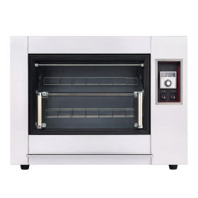 Rotisor electric profesional cu 4 cosuri pentru 12 pui | rotiserie | fastfood