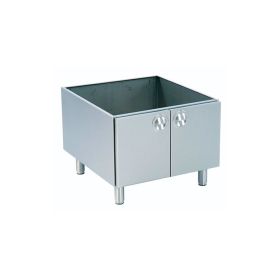 Dulap neutru Inoksan dublu, usi batante, inox, 80*73*62 cm