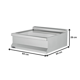 Masa de lucru neutra dubla, inox, 60*64*29 cm