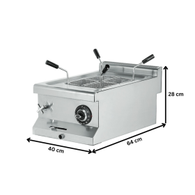 Masina pentru fiert paste, electrica, profesionala, o cuva, 10 lt