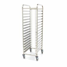 Carucior inox colectare tavi MAXIMA 16 tavi 60*40 cm