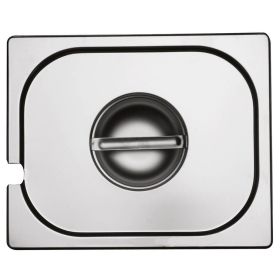 Capac inox GN 1/2 cu orificiu