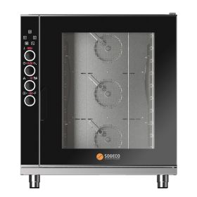 Cuptor profesional SOGECO by Gierre gastro electric cu convectie si abur, afisaj digital, 10 cuve