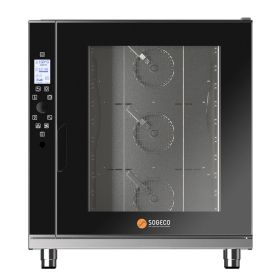 Cuptor profesional SOGECO by Gierre gastro electric cu convectie si abur, panou LCD, programabil, 10 cuve