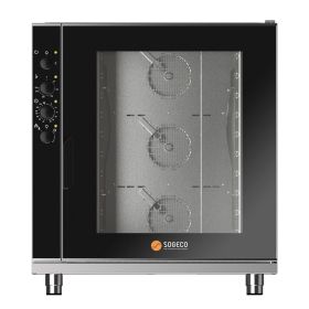 Cuptor profesional SOGECO by Gierre gastro electric cu convectie si abur, panou de control mecanic, 10 cuve