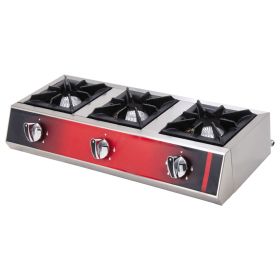 Masina de gatit pe gaz cu 3 arzatoare de banc, 75*30*16 cm