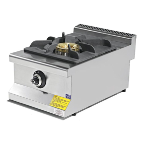 Masina de gatit pe gaz, inox, cu 1 arzator, 40*63*29 cm
