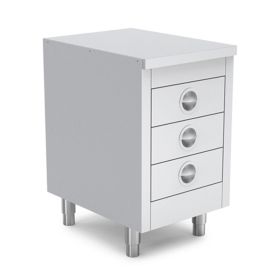 Dulap inox cu 3 sertare 50*70*85