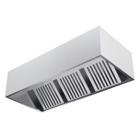 Hota inox cubica de perete cu filtre 350*90*50