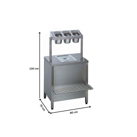 Modul tacamuri 80 cm