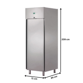 Dulap frigorific vertical inox cu 1 usa, STATIC, 600 lt
