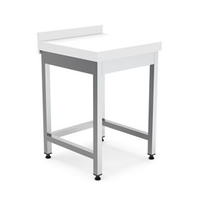 Butuc pentru macelarie cu blat din polietilena 60*60*85
