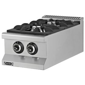 Masina de gatit pe gaz, inox, 2 arzatoare, 40*64*29 cm