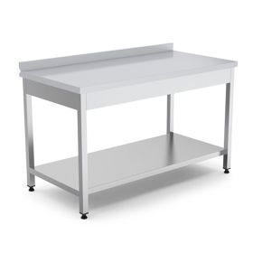 Masa de lucru inox cu polita inferioara 160*70*85
