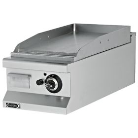 Grill pe gaz profesional, inox, cu suprafata neteda, 40*90*28.5 cm