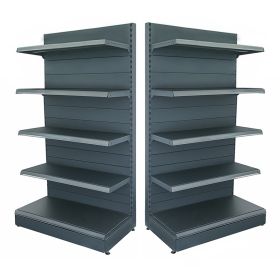 Raft magazin metalic de perete 70*225 baza 40 cm si 4 polite de 30 cm