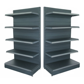 Raft magazin metalic de perete 125*225 baza 40 cm si 4 polite de 30 cm