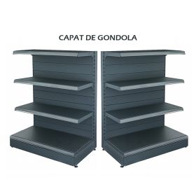 Raft metalic capat de gondola 100*140 baza 50 cm si 3 polite de 40 cm