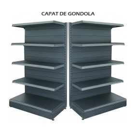 Raft metalic capat de gondola 100*180 baza 50 cm si 4 polite de 40 cm