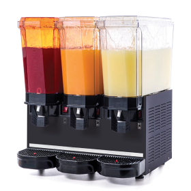 Dozator bauturi SAMIXIR 60.SSSB suc, limonada, ayran, iarut, ceai rece, cafea rece, capacitate 3 bazine 20 lt cu dispersie