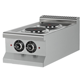 Masina de gatit electrica, inox, cu 2 plite, 40*64*29 cm