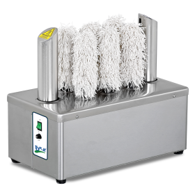 Masina de uscat si lustruit pahare profesional cu 8 role, 600-720 pahare/h GPE8