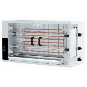 Rotisor profesional electric cu 2 tepuse, 8-10 pui