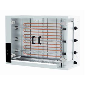 Rotisor profesional electric cu 3 tepuse, 12-15 pui