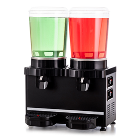 Dozator bauturi SAMIXIR MM20.AB suc limonada, ayran, iaurt, ceai rece, cafea rece, panou analog, capacitate 2 bazine 10 lt cu mixer