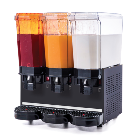 Dozator bauturi SAMIXIR 60.SSMB suc, limonada, ayran, iaurt, ceai rece, cafea rece capacitate 2 bazine 20 lt dispersie / 1 bazin 20 lt cu mixer