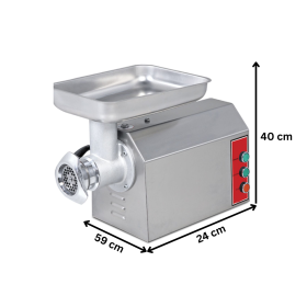 Masina pentru tocat carne, inox, 200 kg/h, monofazic