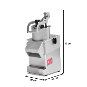 Masina de taiat, razuit si prelucrat robot legume fructe brânzeturi profesionala, 400 kg/h, 3 discuri incluse