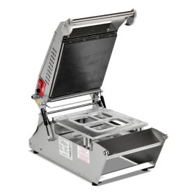 Masina pentru termosudat caserole 27*25 cm, inox, rola 24,5 cm, matrite 3/4 compartimente