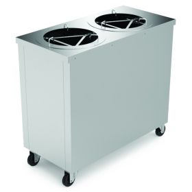 Dispenser cald dublu pentru farfurii diam. 24/32 cm